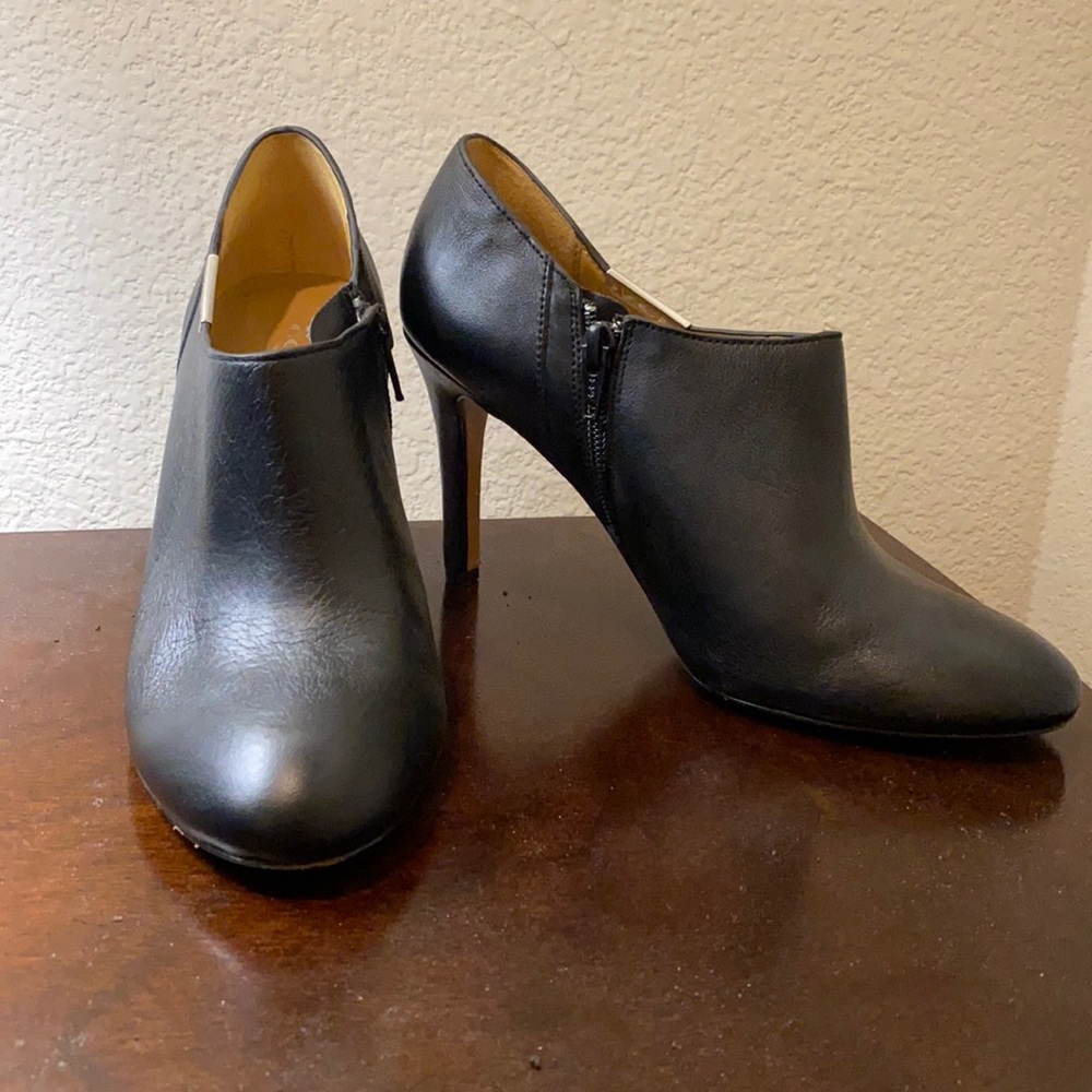 Coach black ankle booties, Sz 7